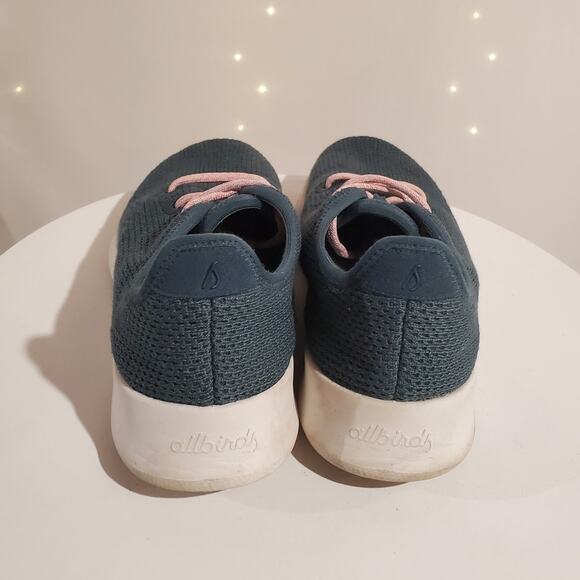 Allbirds Womens Treerunners Lace Up Sneakers Size 9 Blue Shoes Active Running - Picture 4 of 10